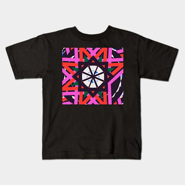 Square of joy Kids T-Shirt by juliechicago